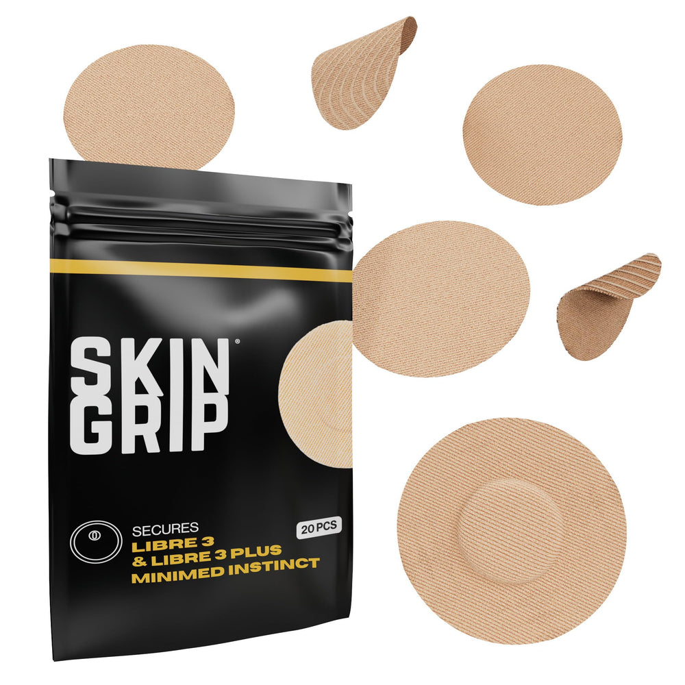 Skin Grip Freestyle Libre 3 sensor cover on arm for secure wear