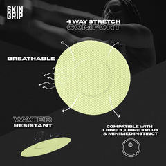 Skin Grip Freestyle Libre 3 sensor cover keeps your sensor secure during workouts.