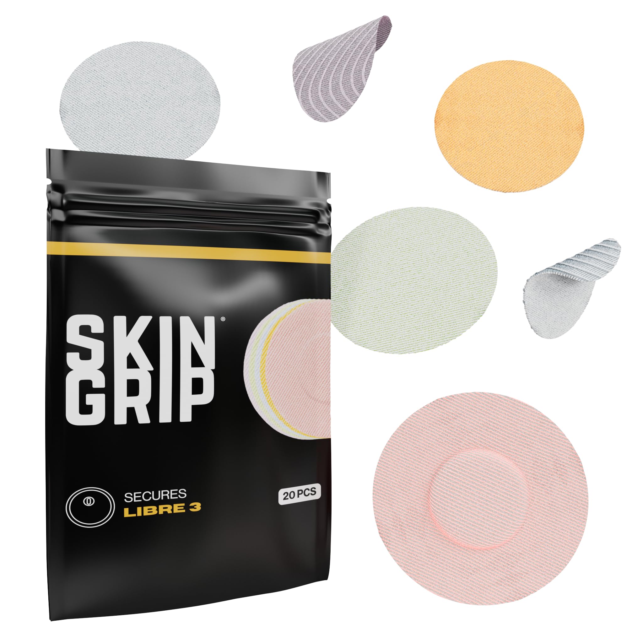 Skin Grip Freestyle Libre 3 sensor cover waterproof design protects the sensor during water activities.