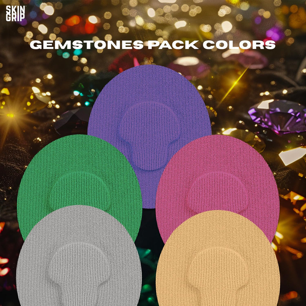 Gemstones Pack packaging showcases premium patches and color options.