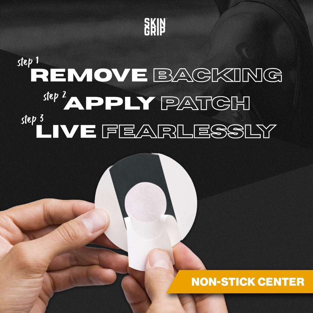 Skin Grip MAX active lifestyle protection supports CGM use through workouts and travel