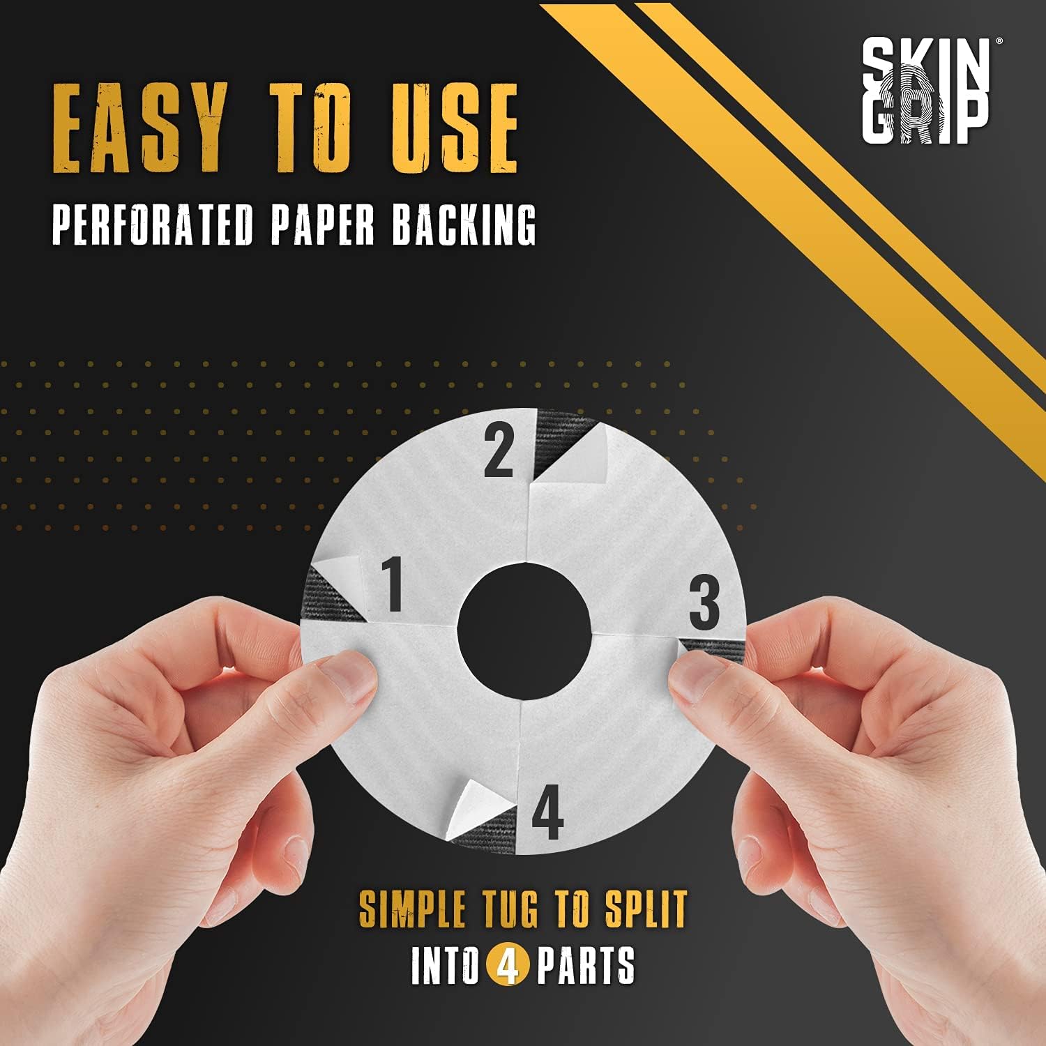 Multi-color Skin Grip patches offer daily wear options.