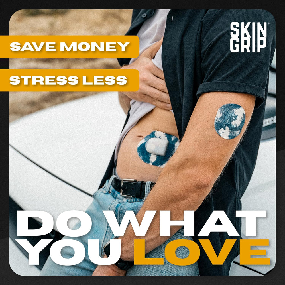 Skin Grip Omnipod patch 10-pack provides reliable coverage.