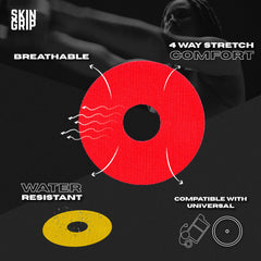 This Skin Grip four-part design after application demonstrates an easy fit.