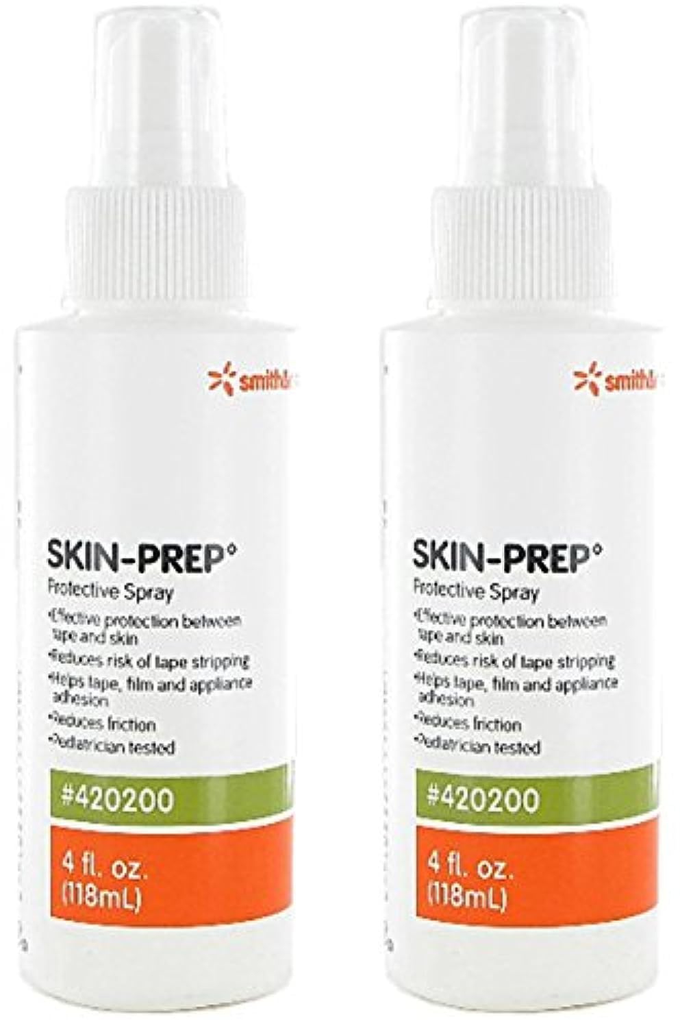 Skin-Prep Protective Spray 4oz bottle forms a quick-drying barrier for adhesive prep