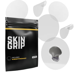 Skin Grip CGM patch for Medtronic Guardian in clear finish, secure wear.