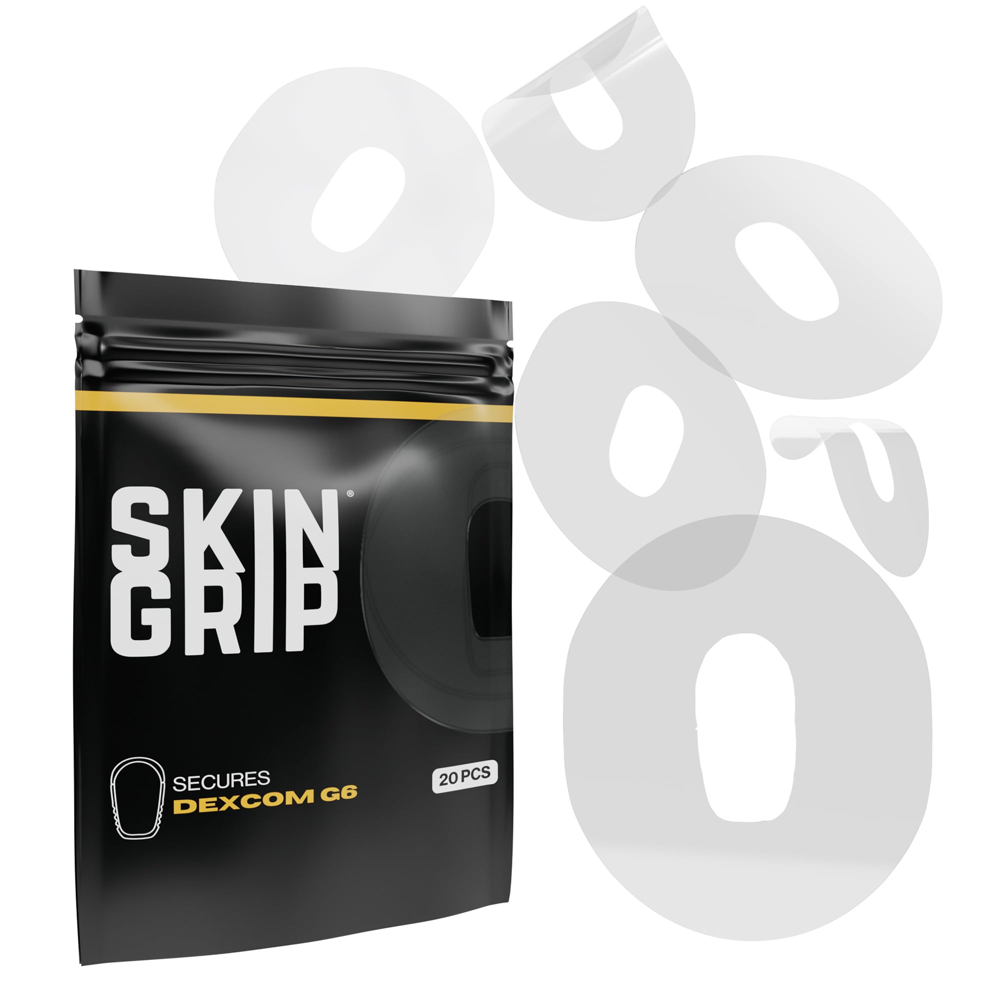 Skin Grip Dexcom G6 patch waterproof seal for active users