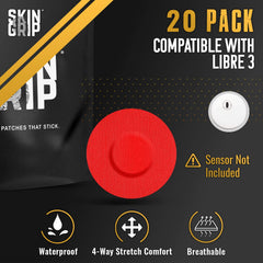 Skin Grip rainbow sweatproof patch stays put during workouts