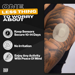 Skin Grip breathable skin friendly overpatch improves comfort