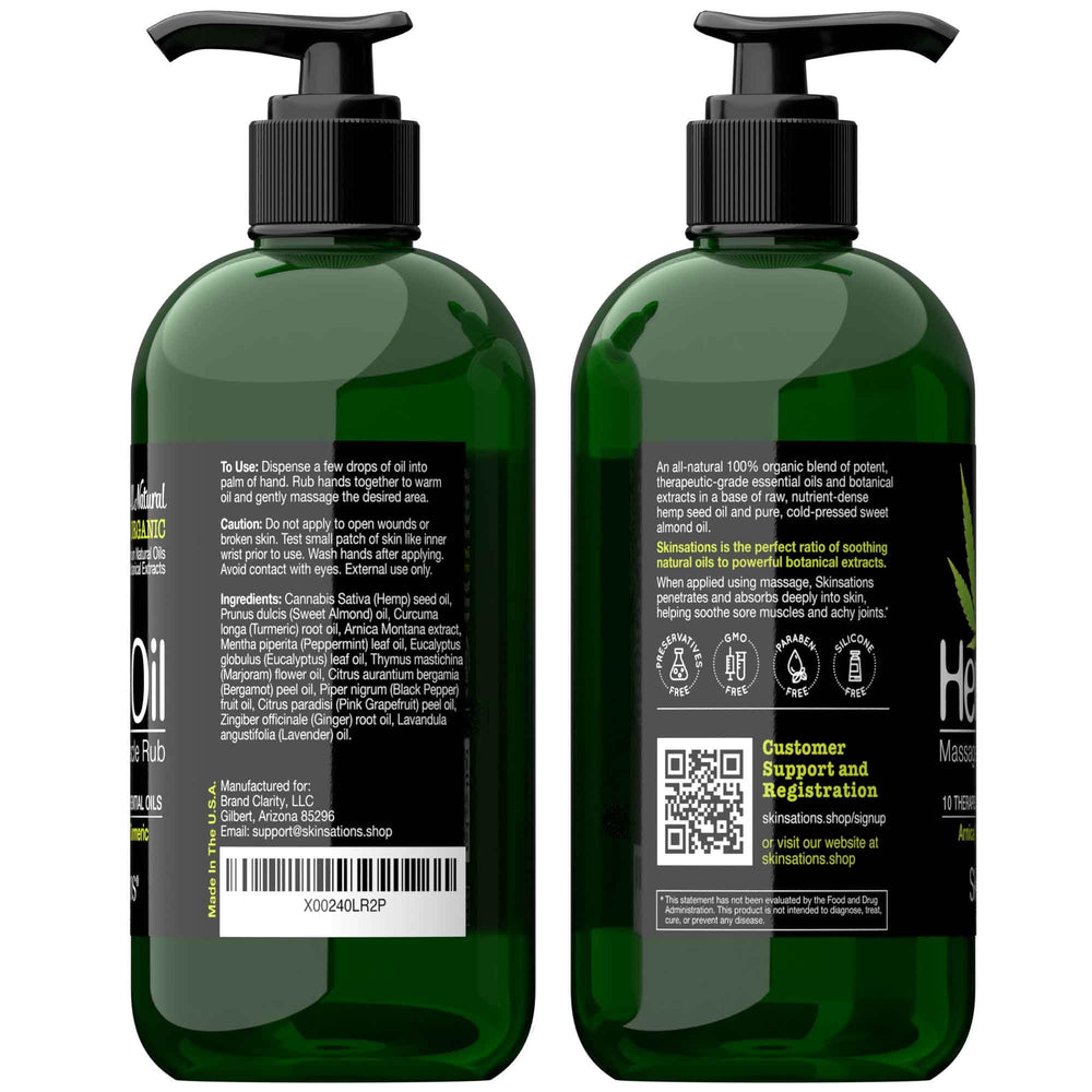 Skinsations USA-made packaging emphasizes quality and safe skin therapy at home