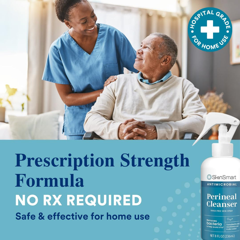 SkinSmart rinse-free solution for incontinence and peri-care