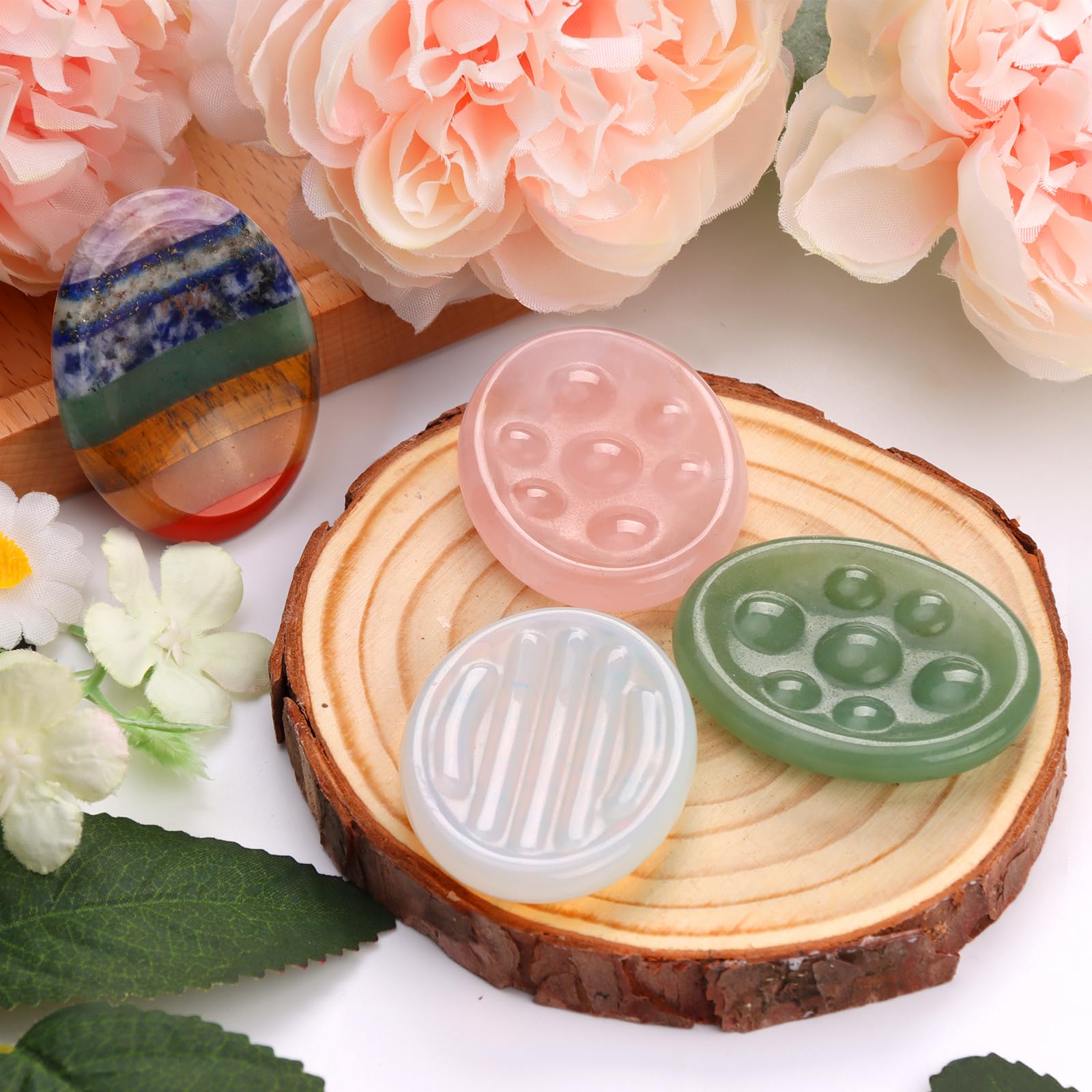 SKLENICE pocket-size stone fits in your pocket for on-the-go calm.