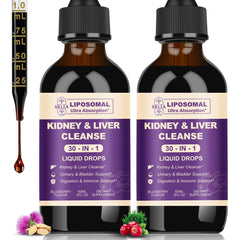 SKLIA 30-in-1 kidney-liver cleanse bottle supports daily detox routines.