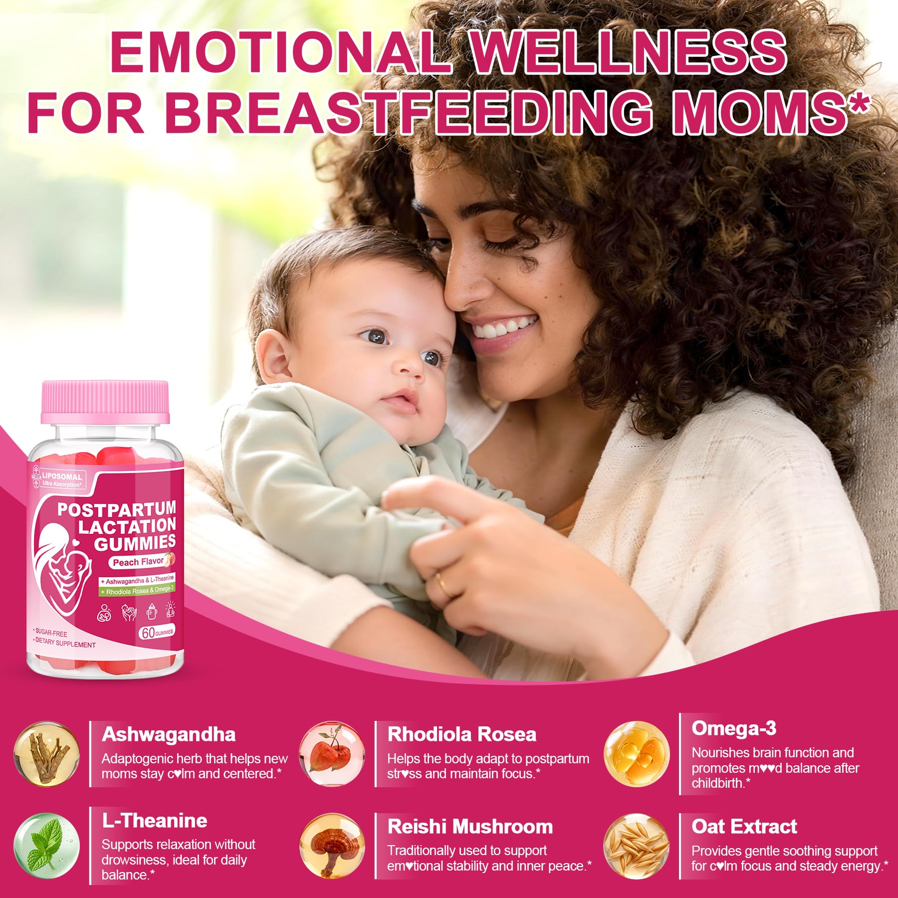 SKLIA herbal blend with moringa and goat’s rue for milk support.