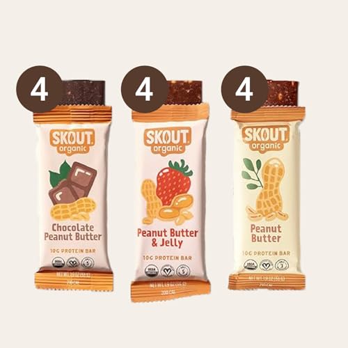 Skout bar with natural ingredients emphasizing a clean label