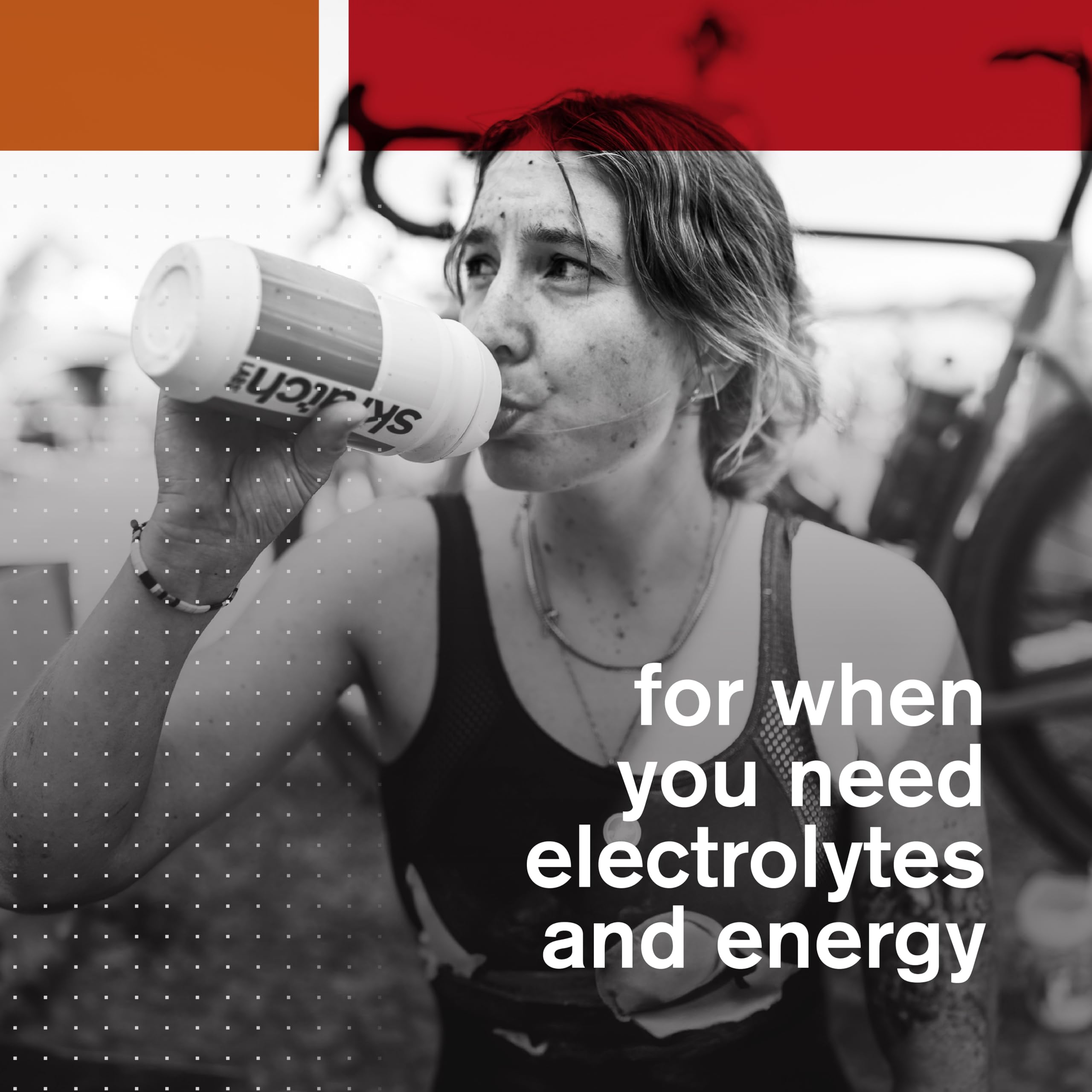 Skratch Labs Hydration Powder Apple Cider nutrition facts showing sodium and sugar details