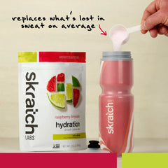 Skratch Labs caffeine drink boosts focus during training sessions.