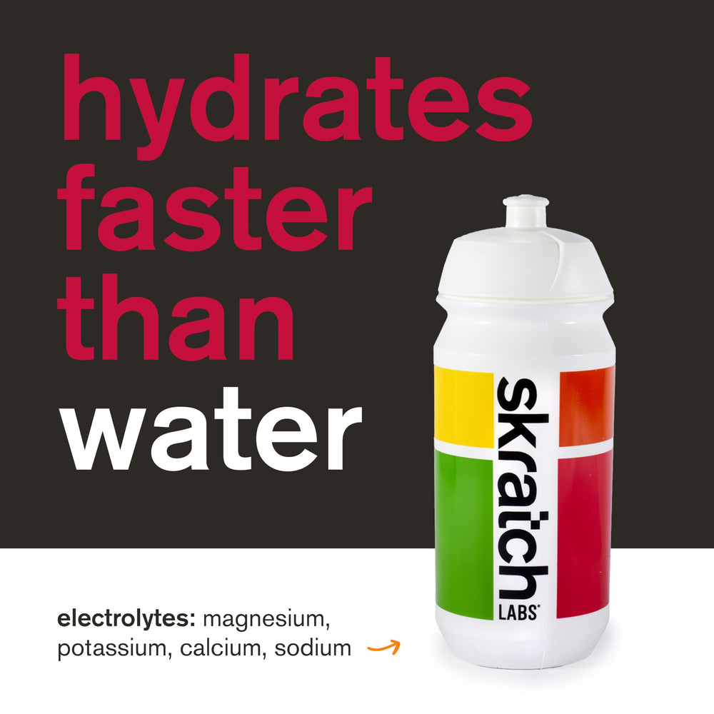 Skratch Labs Hydration Powder ingredients highlight non-GMO and vegan attributes