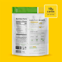 Skratch Labs Hydration Powder lemon-lime tub back with ingredients overview