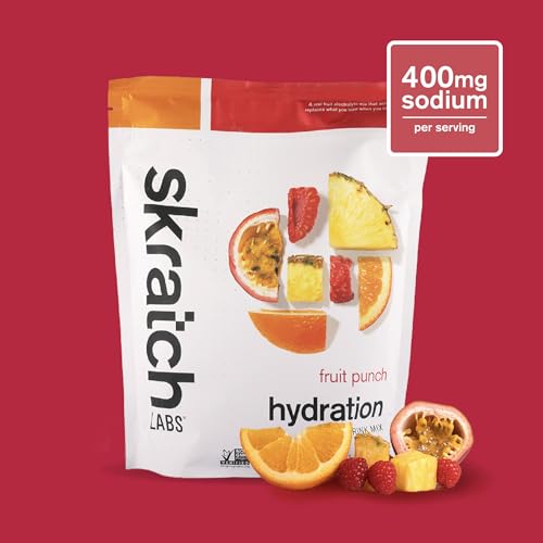 Skratch Labs Hydration Powder mixed in water to support endurance workouts