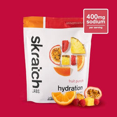 Skratch Labs Hydration Powder mixed in water to support endurance workouts
