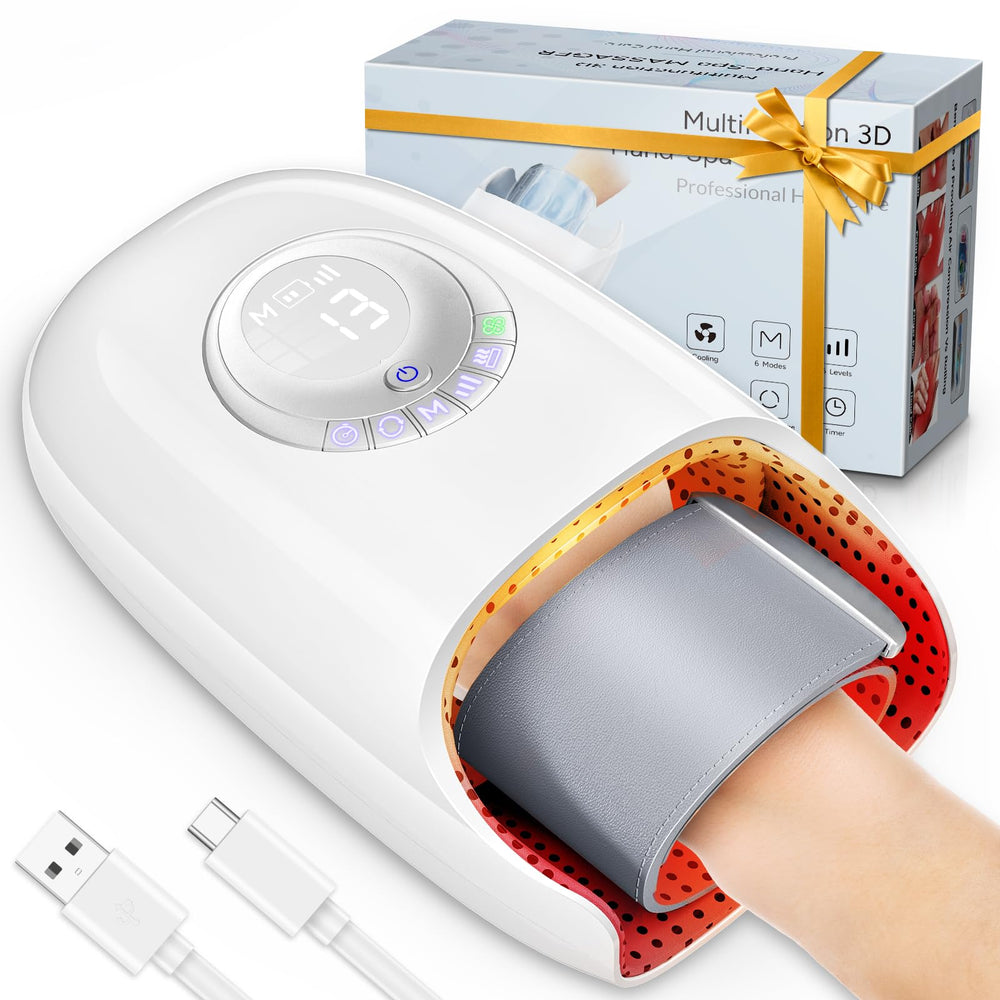 SKRFORM Hand Massager front view with ergonomic grip for comfortable home use