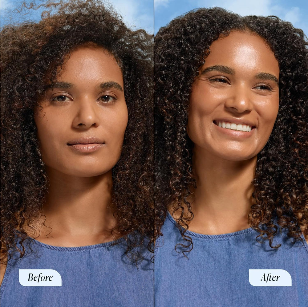 Sky Organics Castor Oil on scalp for conditioning and moisture.