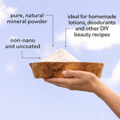 Pouring powder from bag for mess-free DIY projects.