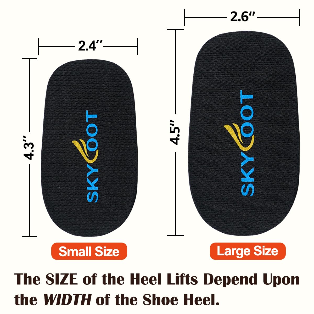 Skyfoot heel lift insert in an athletic shoe supports stability during high intensity activity.