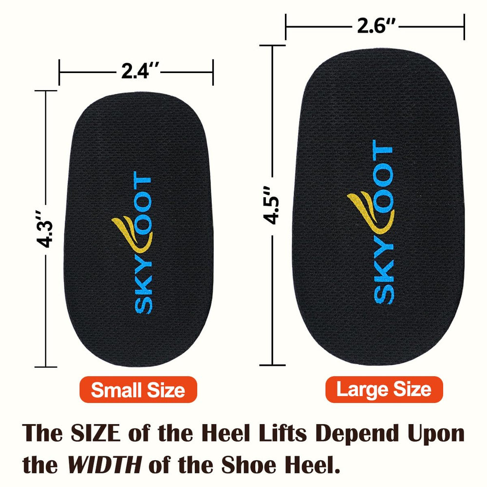Skyfoot heel lift insert in an athletic shoe supports stability during high intensity activity.