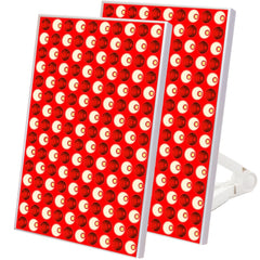 Skylaxy red light therapy lamp on an adjustable stand for versatile home use