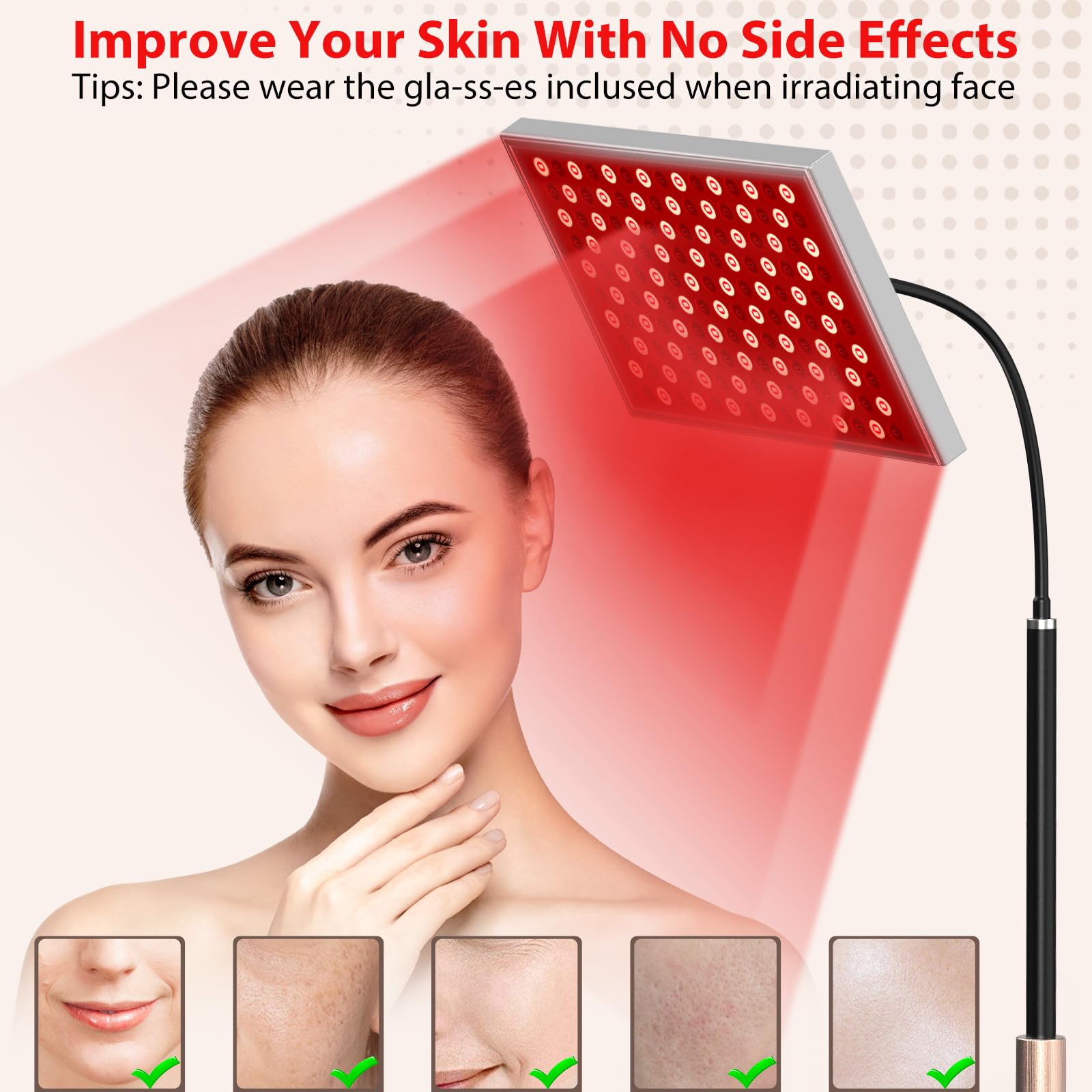 Skylaxy panel with reflecting cups concentrates light for targeted therapy sessions