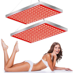 Skylaxy red light panel on adjustable stand for versatile home sessions