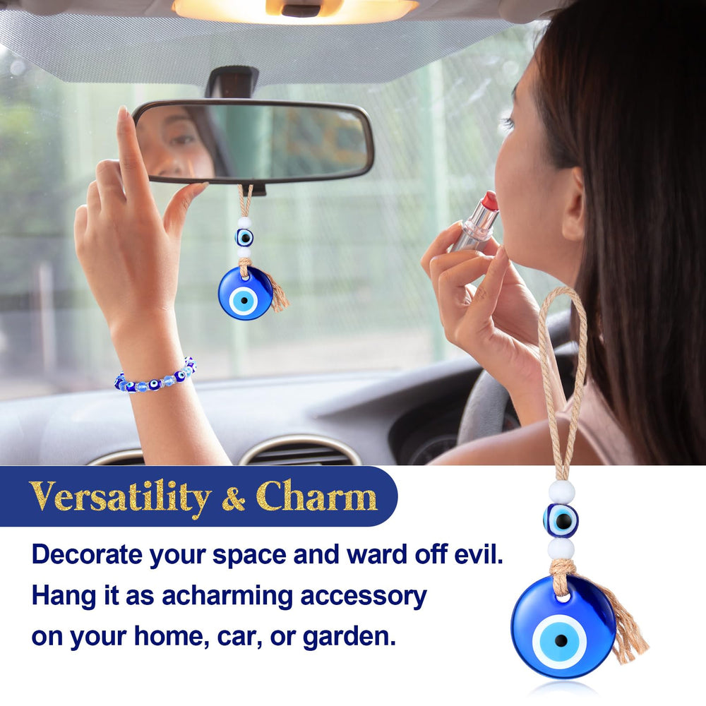 Skylety Evil Eye makeup bag in polyester for daily cosmetics storage