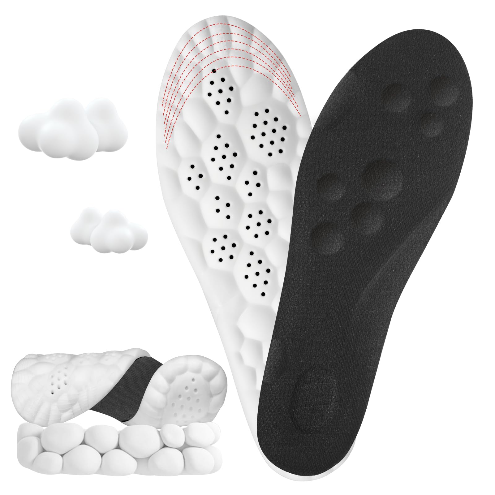 Skynuance Steppers insoles cloud cushioning for lasting comfort
