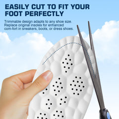 Skynuance arch support design promotes alignment during walking