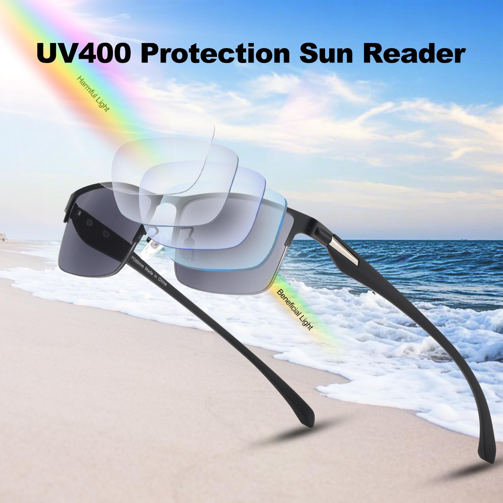SKYOAK anti reflective coating reduces glare for clearer sun vision
