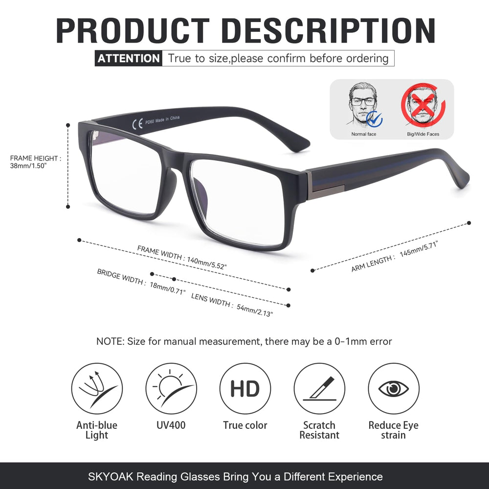 SKYOAK included strap helps keep glasses secure on the go