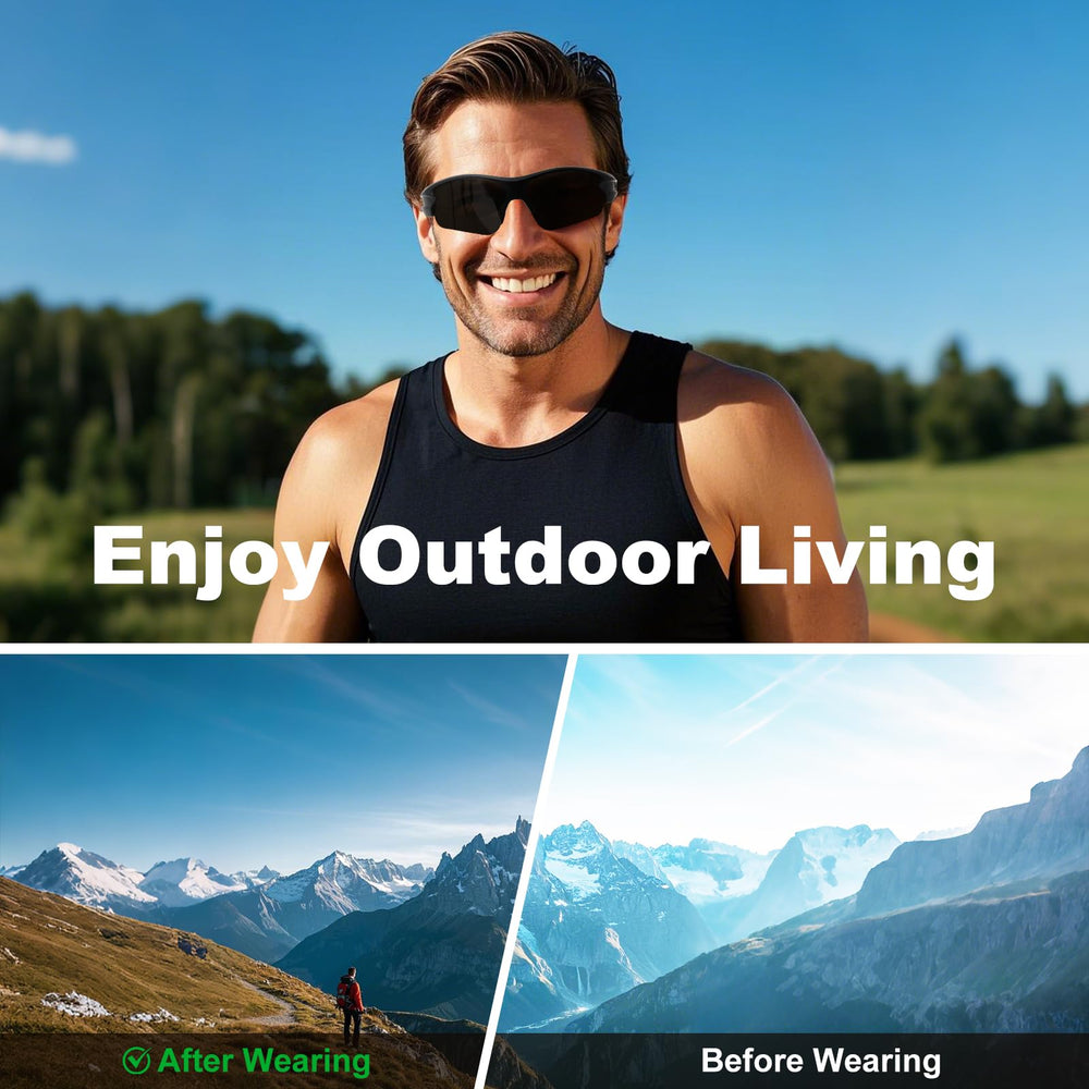 SKYOLUY bifocal sunglasses lightweight-frame ideal for sports
