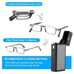 SKYOLUY lightweight glasses total around 19g for everyday carry.