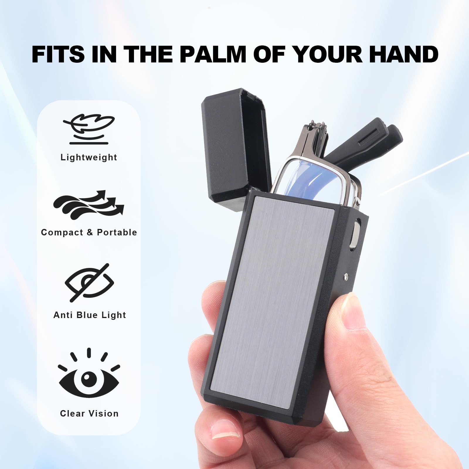 SKYOLUY ultra-thin metal frame for durability without bulk.