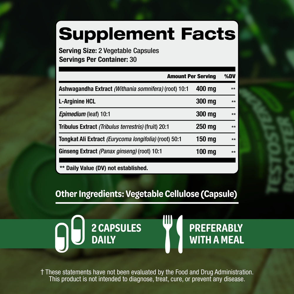 SLADAK NATURALS booster capsules closeup highlighting easy daily use