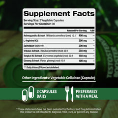 SLADAK NATURALS booster capsules closeup highlighting easy daily use