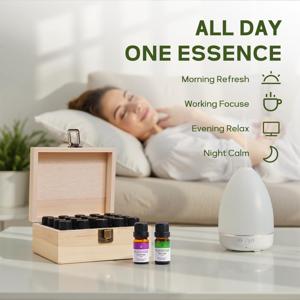 Slashome lemongrass diffuser oil bottle for uplifting daytime ambiance