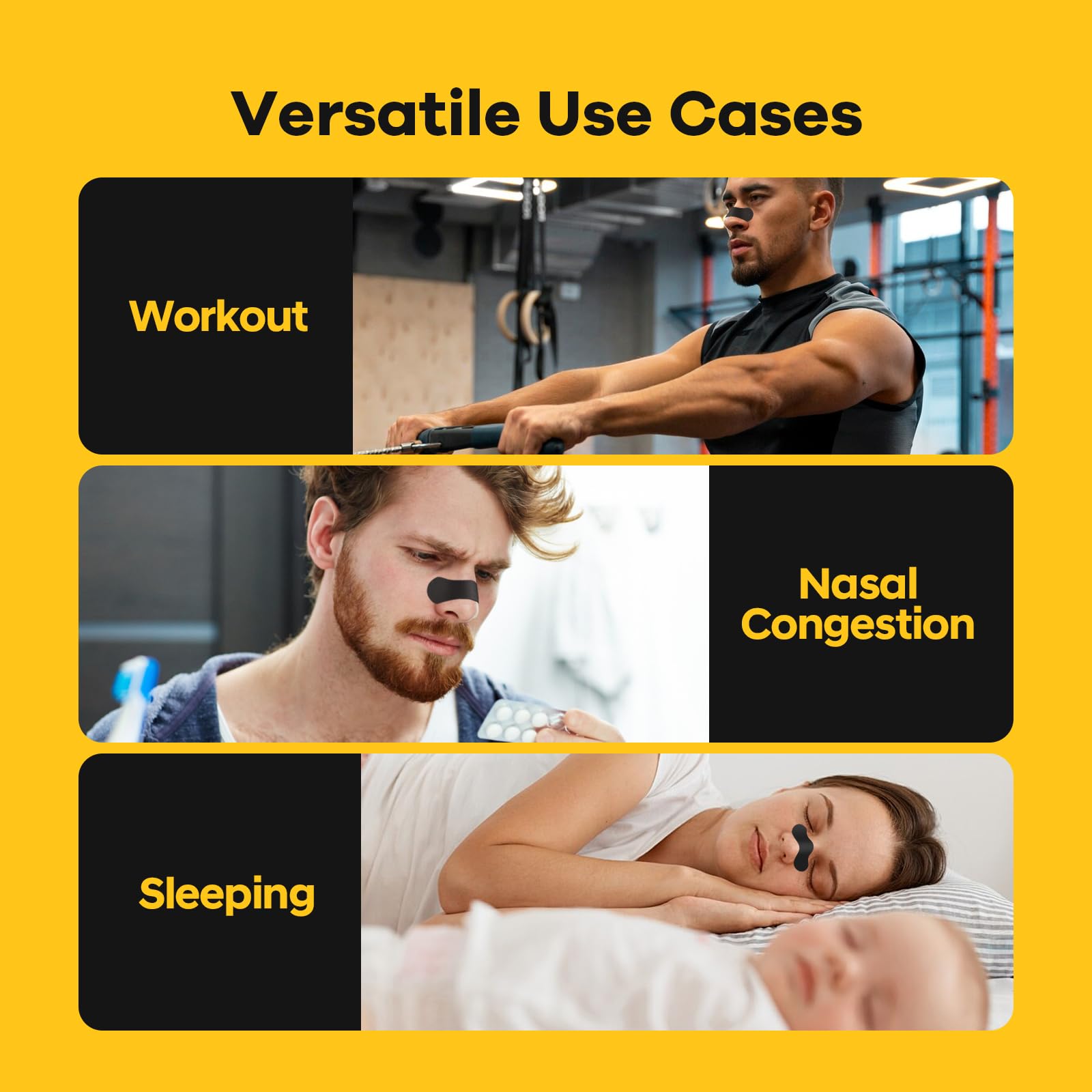 SleepSloth tiras nasales-congestion alivian la congestión y facilitan la respiración