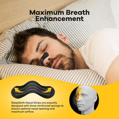 SleepSloth tiras nasales-respiracion-mejor permiten una inhalación más suave al dormir