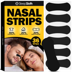 SleepSloth tiras nasales para ronquidos mejoran la entrada de aire nocturna