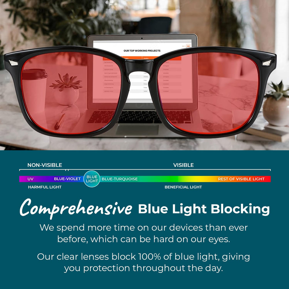Sleep ZM amber night-time lenses filter blue light for smoother evening unwind.