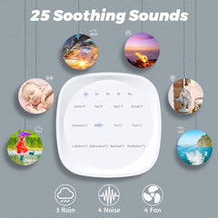 Sleepbox 36 volume levels allow precise sound tuning
