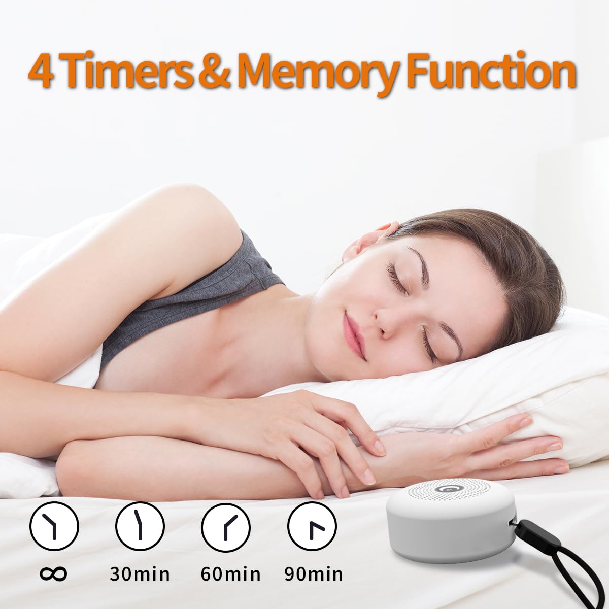 Sleepbox compact and lightweight design suitable for bedside and travel